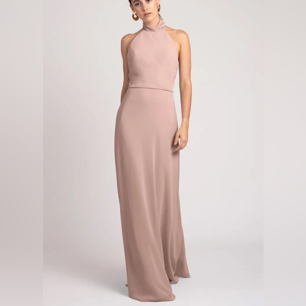 Brett by Jenny Woo in Whipped Apricot size 8